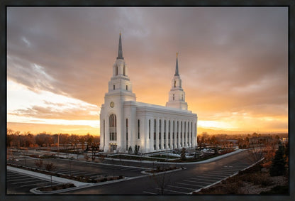 Layton Utah Golden Glow Sunset
