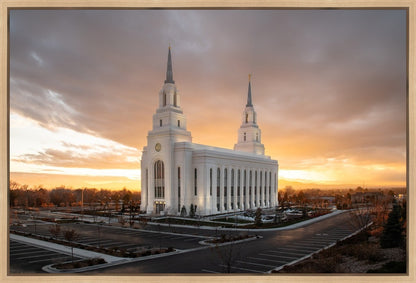 Layton Utah Golden Glow Sunset