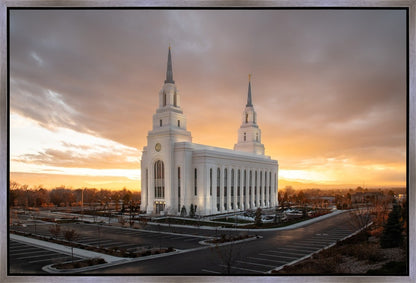 Layton Utah Golden Glow Sunset