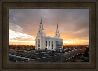 Layton Utah Golden Glow Sunset