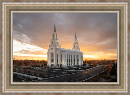 Layton Utah Golden Glow Sunset
