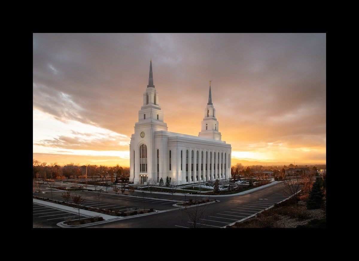 Layton Utah Golden Glow Sunset