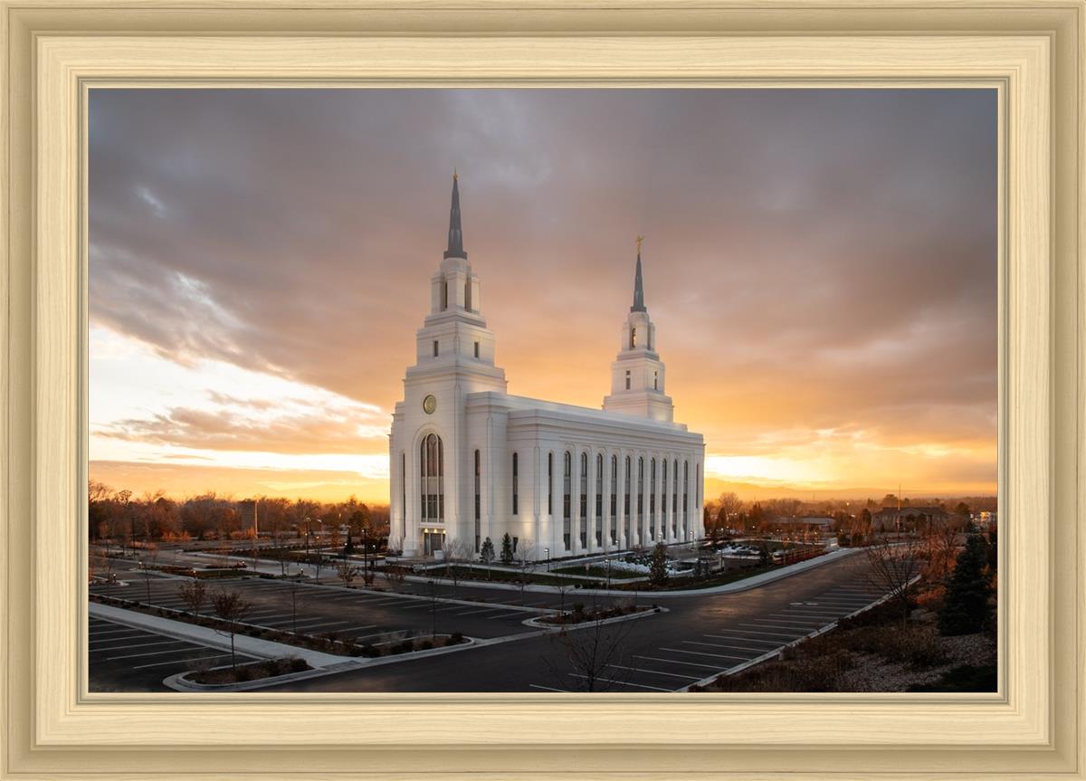 Layton Utah Golden Glow Sunset