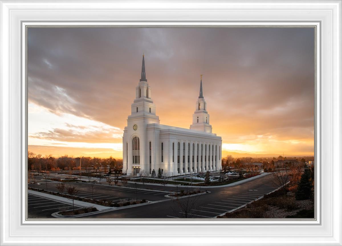 Layton Utah Golden Glow Sunset