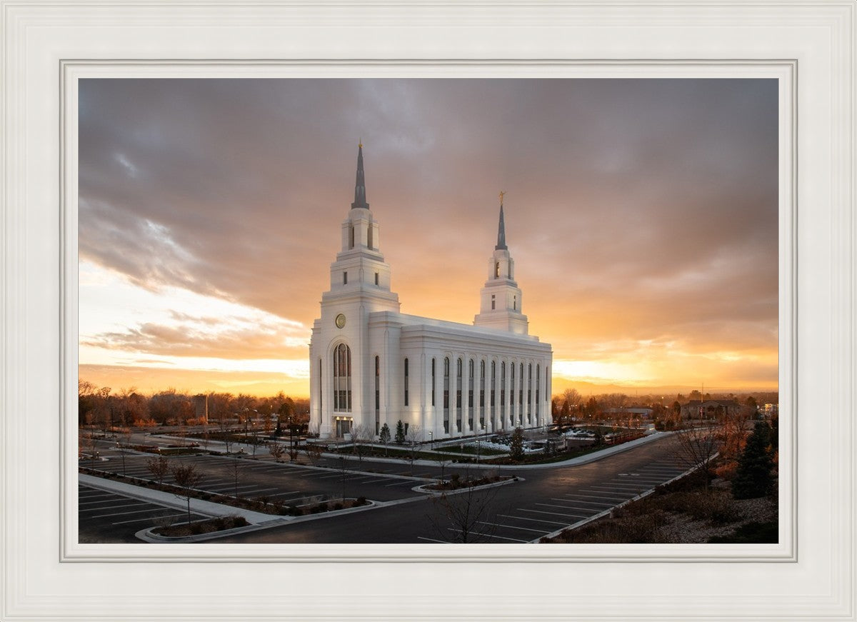 Layton Utah Golden Glow Sunset