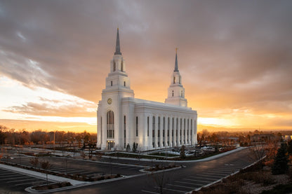 Layton Utah Golden Glow Sunset