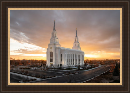 Layton Utah Golden Glow Sunset