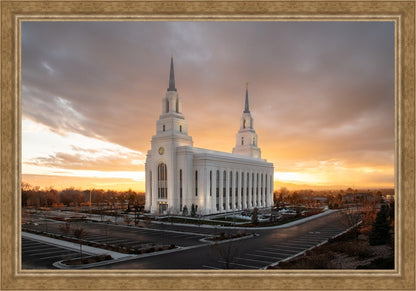 Layton Utah Golden Glow Sunset