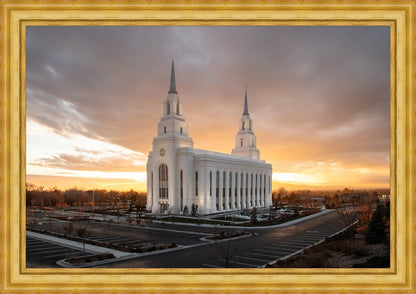 Layton Utah Golden Glow Sunset