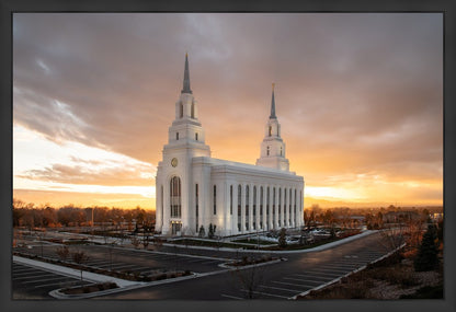 Layton Utah Golden Glow Sunset