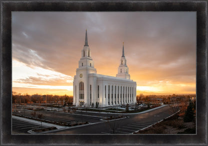 Layton Utah Golden Glow Sunset