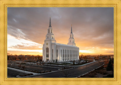 Layton Utah Golden Glow Sunset