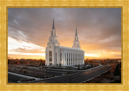 Layton Utah Golden Glow Sunset