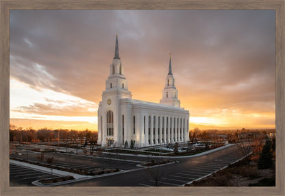 Layton Utah Golden Glow Sunset