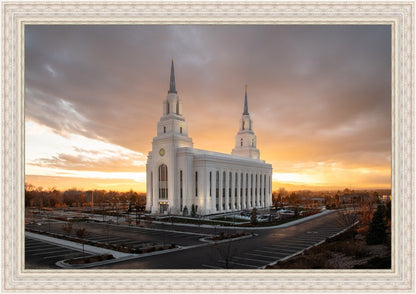 Layton Utah Golden Glow Sunset