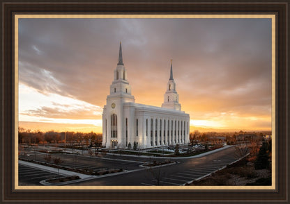 Layton Utah Golden Glow Sunset