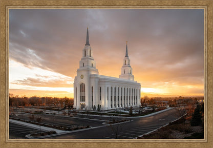 Layton Utah Golden Glow Sunset