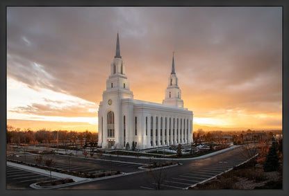 Layton Utah Golden Glow Sunset
