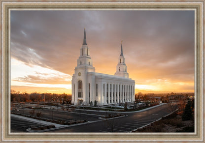 Layton Utah Golden Glow Sunset