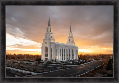 Layton Utah Golden Glow Sunset