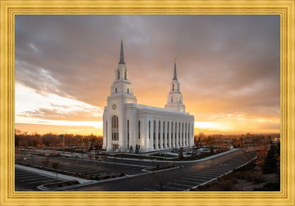 Layton Utah Golden Glow Sunset