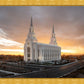 Layton Utah Golden Glow Sunset