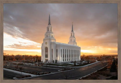 Layton Utah Golden Glow Sunset