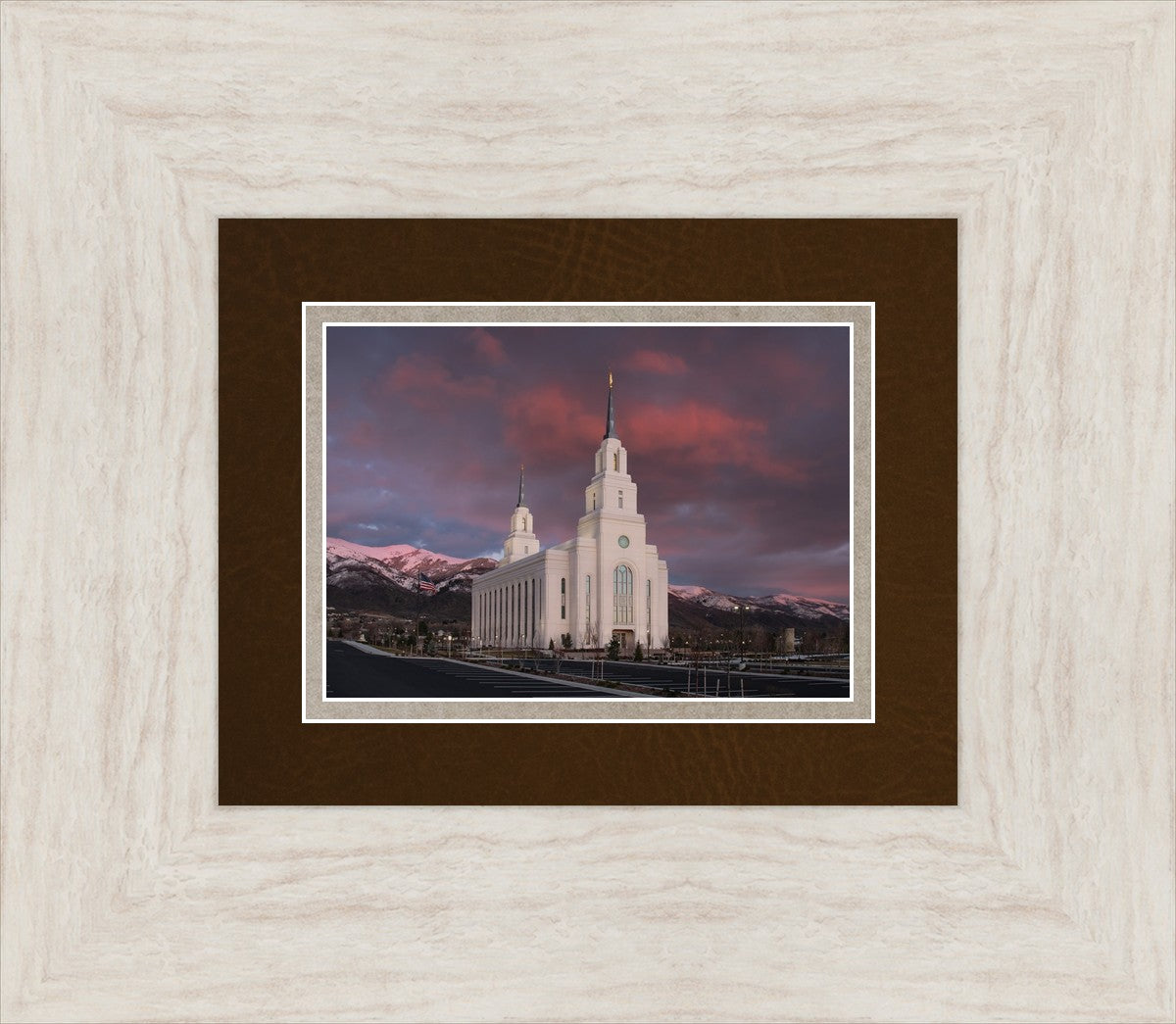 Layton Utah Pink Winter Sunset