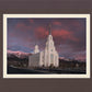 Layton Utah Pink Winter Sunset