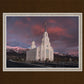 Layton Utah Pink Winter Sunset