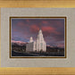 Layton Utah Pink Winter Sunset