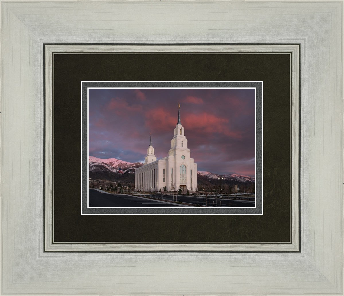 Layton Utah Pink Winter Sunset