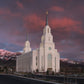 Layton Utah Pink Winter Sunset
