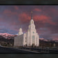 Layton Utah Pink Winter Sunset