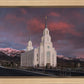 Layton Utah Pink Winter Sunset