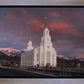 Layton Utah Pink Winter Sunset