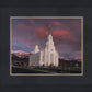 Layton Utah Pink Winter Sunset