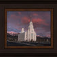 Layton Utah Pink Winter Sunset