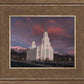 Layton Utah Pink Winter Sunset