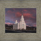 Layton Utah Pink Winter Sunset