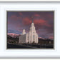 Layton Utah Pink Winter Sunset