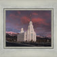 Layton Utah Pink Winter Sunset