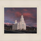 Layton Utah Pink Winter Sunset