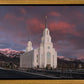 Layton Utah Pink Winter Sunset