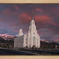 Layton Utah Pink Winter Sunset