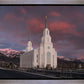 Layton Utah Pink Winter Sunset