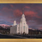 Layton Utah Pink Winter Sunset