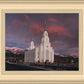 Layton Utah Pink Winter Sunset