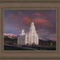 Layton Utah Pink Winter Sunset