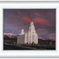 Layton Utah Pink Winter Sunset